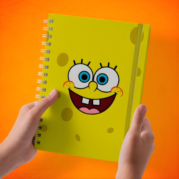 Caderno Pautado Bob Esponja